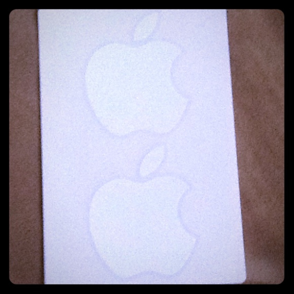 2 It's a apple sticker